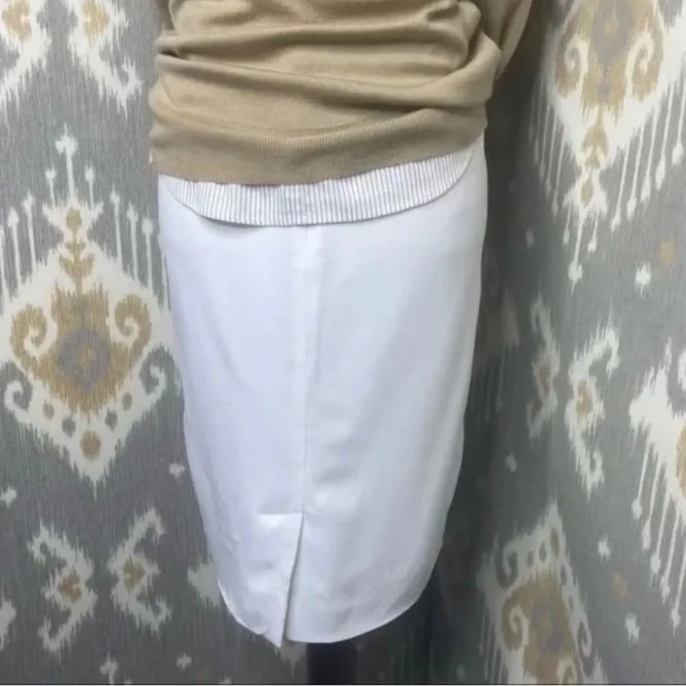 Ralph Lauren 'Resort 2015 Lamb Leather Lace Side Fianna Pencil Skirt - Picture 9 of 9